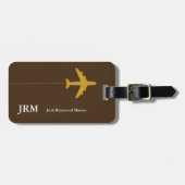 personalisierte sichere Reisegepäck Gepäckanhänger (Vorderseite horizontal)