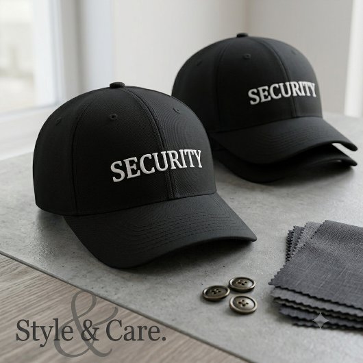 Personalisierte SICHERHEIT Bestickte Baseballkappe