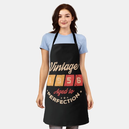 Personalisierte siebzig Vintage 70. Geburtstagsfei Schürze (Getragen)