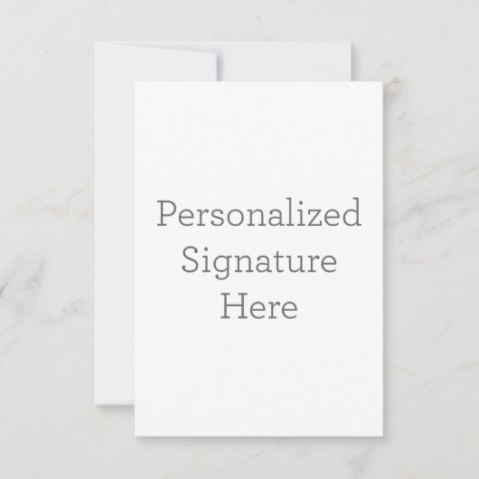 8.89 cm x 12.7 cm Flache Dankeskarte (Vorderseite)