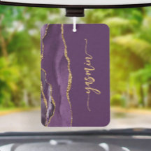 Personalisierte Signatur Lila Gold Achat