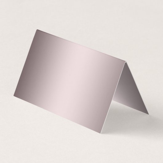 Personalisierte Silberfolie Visitenkarten (Rückseite)