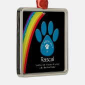 Personalisierte Silbernes Ornament (Rechts)