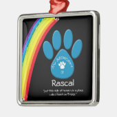 Personalisierte Silbernes Ornament (Links)