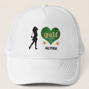 Personalisierte Silhouette Starfish GOLF Truckerkappe