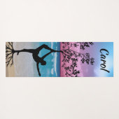 Personalisierte Silhouette-Yoga-Matte Yogamatte (Rückseite (Horizontal))