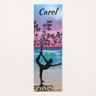 Personalisierte Silhouette-Yoga-Matte Yogamatte