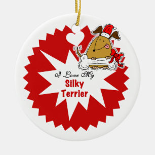 Personalisierte Silky Terrier Keepake Ornament