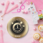 Personalisierte Silvester-Teller Pappteller (Party)