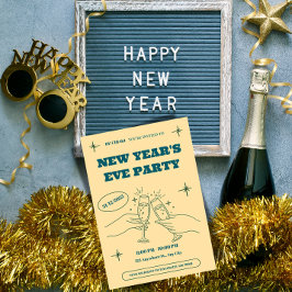 Personalisierte Silvesterparty-Einladung Einladung