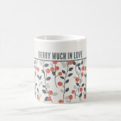 Personalisierte skandinavische "Berry Much in Lieb Kaffeetasse (Mittel)