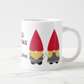 Personalisierte skandinavische Nisse Jumbo-Tasse (Rechts)