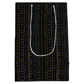 Personalisierte skandinavische Volkskunst Mittlere Geschenktüte (Rückseite)