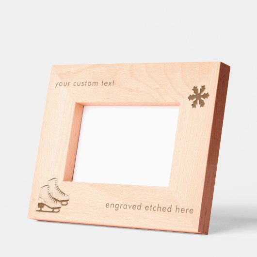 Personalisierte Skate mit eigener Gravur Geätzte Rahmen (Links)