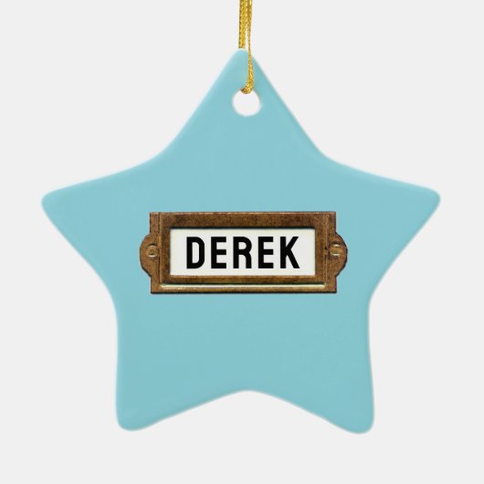 Personalisierte Skateboard Keramik Ornament (Hinten)