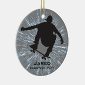 Personalisierte Skateboarden Keramik Ornament (Rechts)