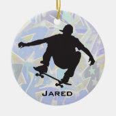 Personalisierte Skateboarden Keramik Ornament (Vorne)