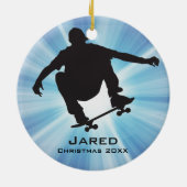 Personalisierte Skateboarden Keramikornament (Hinten)