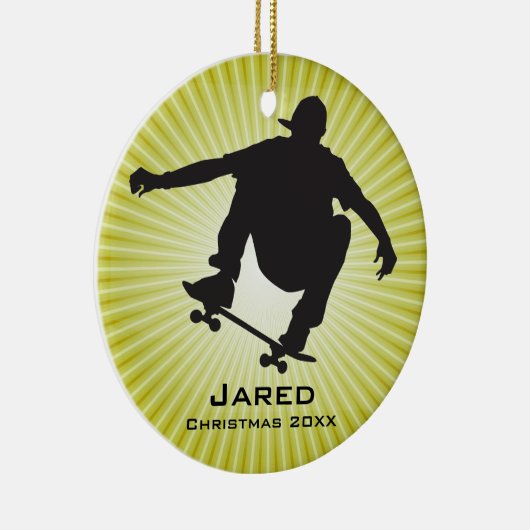 Personalisierte Skateboarden Keramikornament (Rechts)