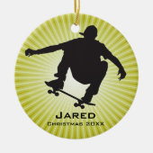 Personalisierte Skateboarden Keramikornament (Vorne)
