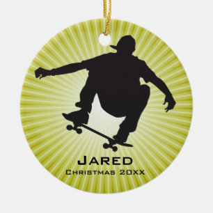 Personalisierte Skateboarden Keramikornament