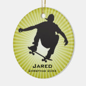 Personalisierte Skateboarden Keramikornament (Links)