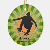 Personalisierte Skateboarden Keramikornament (Links)