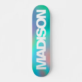 Personalisierte Skateboards Name Holographic Unico (Vorne)