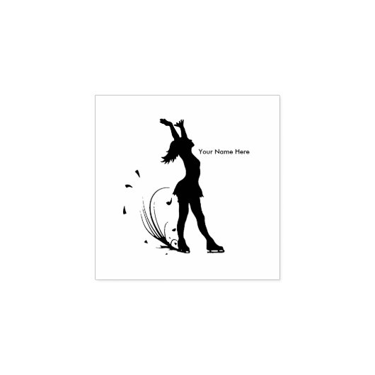 Personalisierte Skater-Briefmarke Gummistempel (Prägung)