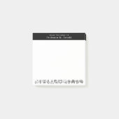 Personalisierte Skizze der modernen Anatomie Post-it Klebezettel (Vorderseite)