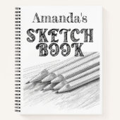 Personalisierte Skizze Notizblock (Vorderseite)