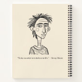 Personalisierte Skizzen und Scripts für Notebooks Notizblock (Rückseite)