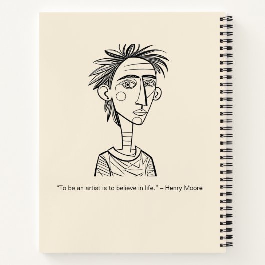 Personalisierte Skizzen und Scripts für Notebooks Notizblock (Rückseite)