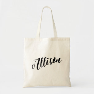 Personalisierte Skript-Taschen-Tasche Allison Tragetasche