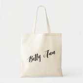 Personalisierte Skript-Taschen-Tasche Betty Ann Tragetasche (Vorne)