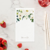 Personalisierte Skriptnamen Hochzeit II Serviette (Beispiel)
