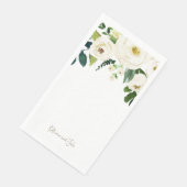 Personalisierte Skriptnamen Hochzeit II Serviette (Ecke)