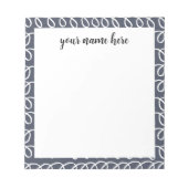 Personalisierte Skripts Notepad Notizblock (Vorderseite)