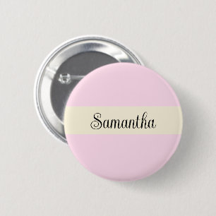 Personalisierte Skriptschrift Custom Nametag Button