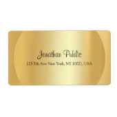 Personalisierte Skriptvorlage für den Goldenschau (Vorne)