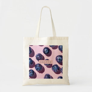Personalisierte skurrile Galaxie Blaubeere Tragetasche