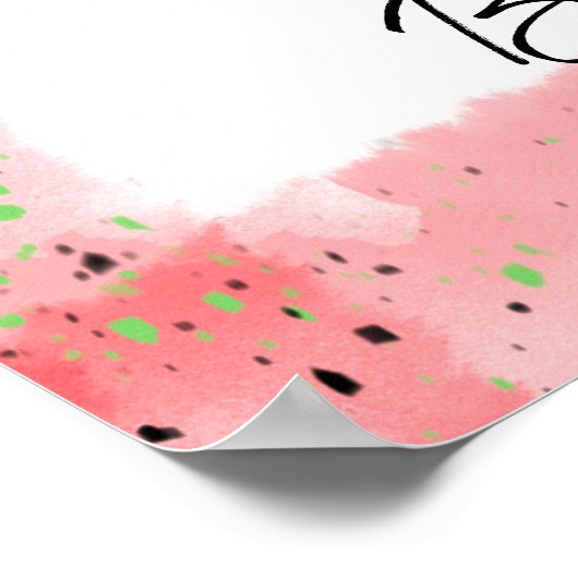 Personalisierte Slippers Poster (Ecke)