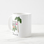 Personalisierte Sloth Coffee Tasse Sloth Geschenke (Vorderseite Links)