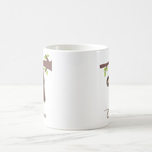 Personalisierte Sloth Coffee Tasse Sloth Geschenke (Mittel)