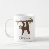 Personalisierte Sloth Coffee Tasse Sloth Geschenke (Links)