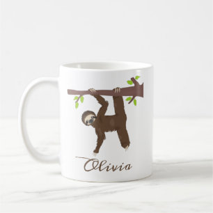 Personalisierte Sloth Coffee Tasse Sloth Geschenke