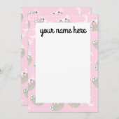 Personalisierte Slotkernen Dankeskarte (Vorne/Hinten)