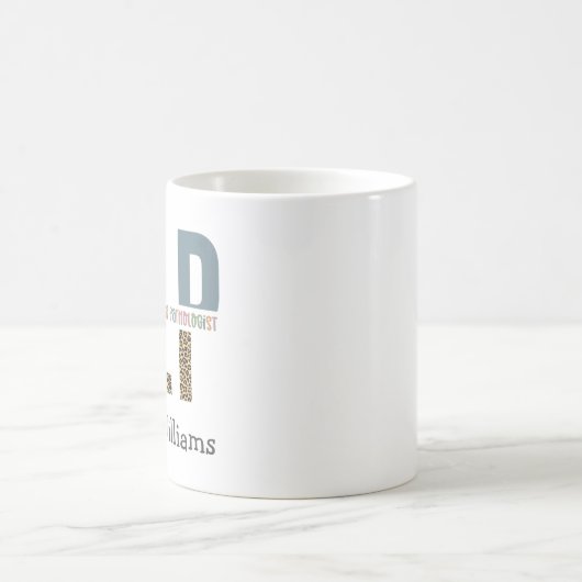 Personalisierte SLP-Sprachpathologin Kaffeetasse (Mittel)