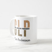 Personalisierte SLP-Sprachpathologin Kaffeetasse (Vorderseite Links)