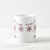 Personalisierte Snowflake Tasse (Mittel)